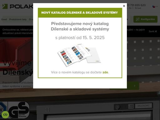 vyrábíme dílenský nábytek a vybavení šaten. do dílny, garáže, průmyslových provozů i škol. český výrobek. produkty s certifikátem tüv. možnost návrhu na míru. více než 2000 katalogových položek.
