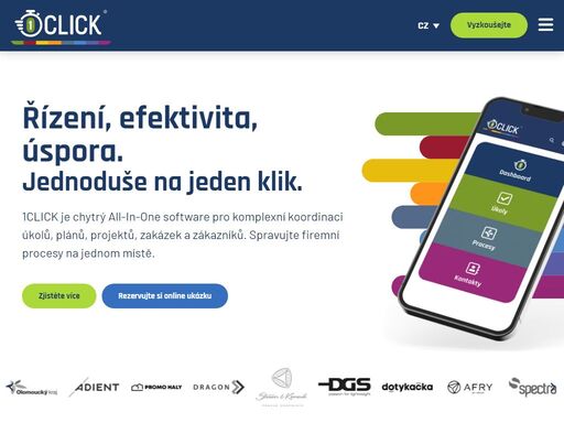 1click je chytrý all-in-one software pro komplexní koordinaci úkolů, plánů, projektů, zakázek a zákazníků. spravujte firemní procesy na jednom místě.