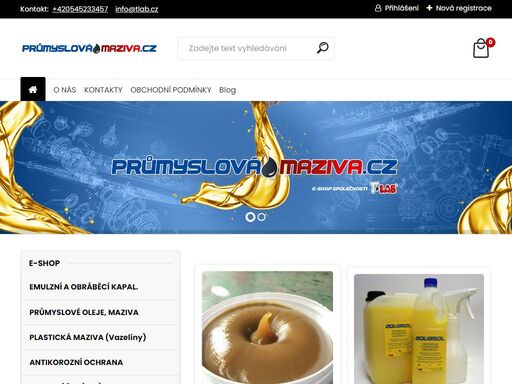 e-shopu průmyslová maziva nabízí spoustu praktických prostředků a přípravků, které můžete využít nejen v průmyslu, ale i v domácím použití.