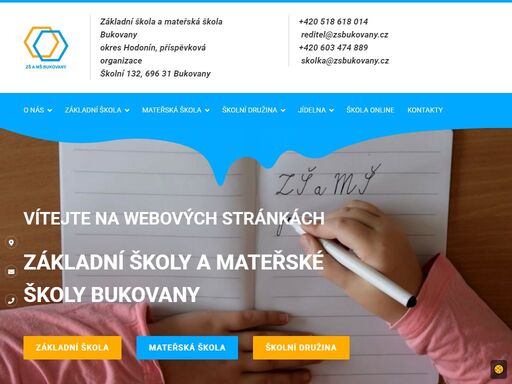 základní škola a mateřská škola bukovany
okres hodonín
