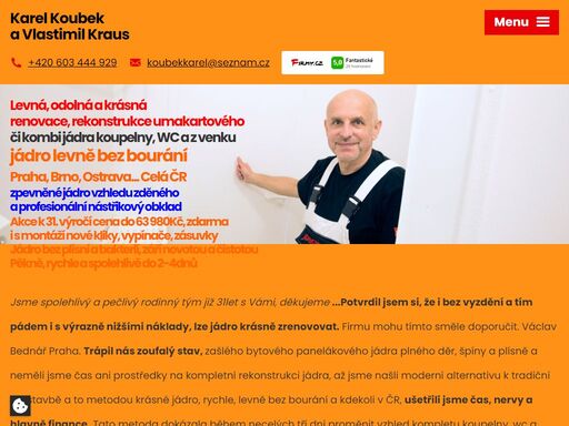 provádíme renovace - rekonstrukce povrchů, včetně panelákových umakartových bytových jader, koupelny a wc. jezdíme po celé čr.