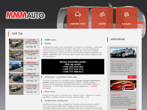 autobazar, prodej ojetých vozů, služby autobazaru