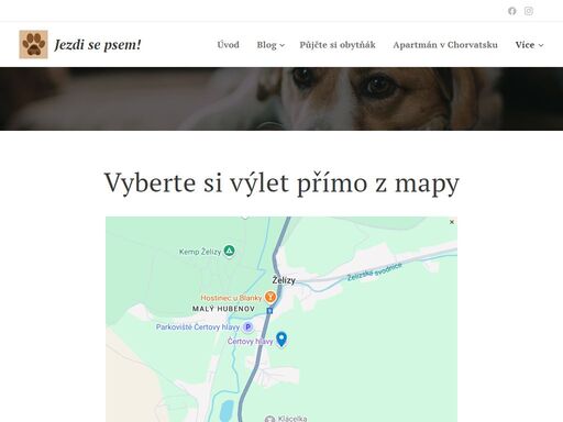 půjčte si naše dogfriendly obytné vozy