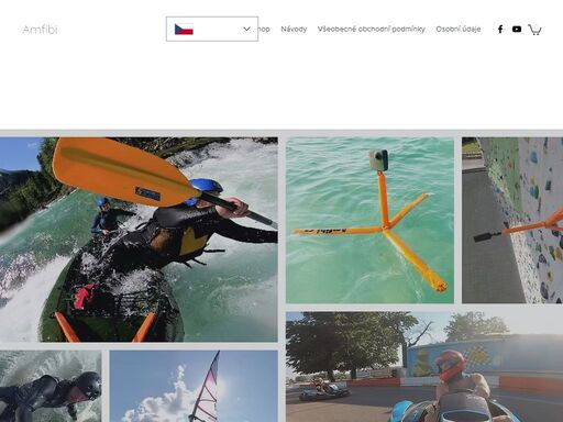amfibi is the only floating multifunctional tripod that can keep your camera above the water, fix it on gokart, climbing wall, can be used as a selfie stick. all that in one sofisticated mount.
