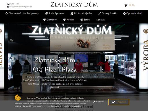 zlatnictví plzeň plaza - váš oblíbený zlatník pro výrobu šperků  nabízíme přes 2500 vzorů snubní prsteny a 500 modelů zásnubních prstenů. vyrábíme luxusní šperky na zakázku.