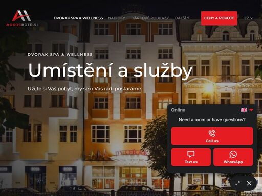 your home in czech republic. axxos hotels operates the most exclusive hotels in the very best locations in prague, carlsbad, marienbad & jachymov. enjoy relaxing spa & wellness treatment, play golf or discover unesco locations of czech republic.