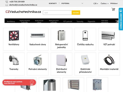 nakupujte online! rychlé dodání a příznivé ceny! svět vzduchotechniky na jednom místě. poradíme vždy 100% funkční řešení pro danou situaci.