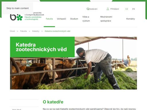 fzt ju poskytuje vysokoškolské vzdělání ve všech stupních studia. fakulta také intenzivně spolupracuje s podnikatelským sektorem v oblasti poradenství a smluvního výzkumu.
