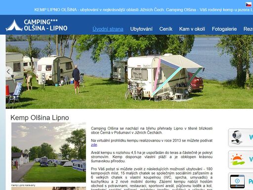 kemp lipno olšina - ubytování v nejkrásnější oblasti jižních čech camping olšina - váš rodinný kemp u jezera lipno!