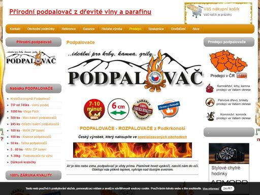 podpalovač z podkrkonoší - 100% český výrobek z dřevité vlny a parafínu. výroba - prodej. podpalovače se používají pro krby, krbová  kamna,zahradní grily, kachlová kamna, kotle na tuhá paliva