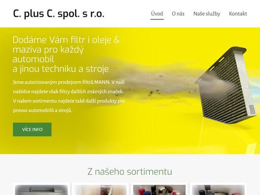 dodáváme vzduchové, palivové i olejové filtry pro osobní a nákladní vozy, zemědělskou techniku, lesnické stroje, vysokozdvižné vozíky i průmyslovou výrobu. poradíme vám s výběrem správného filtru pro váš stroj a nejdeme tu nejlepší ekonomicky výhodnou nabídku přímo pro vás.