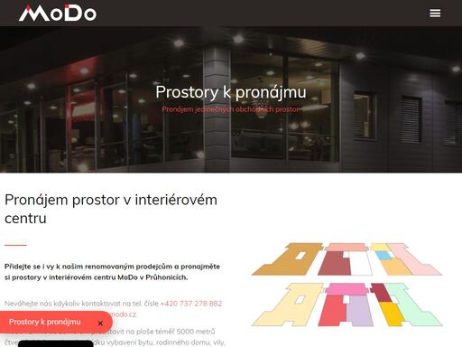 přidejte se i vy k našim renomovaným prodejcům a pronajměte si prostory v interiérovém centru modo v pražských průhonicích.