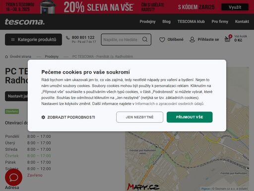 značkový e-shop tescoma nabízí originální kuchyňské potřeby určené pro vaření, pečení i stolování. nakupujte přímo od výrobce. doprava při nákupu nad 999 kč zdarma....