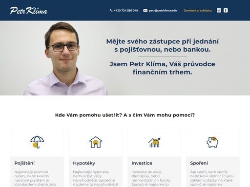 jsem váš zástupce při jednání s pojišťovnou a bankou. provedu vás světem finančního trhu. navrhnu vám nejvhodnější řešení vaší aktuální situace.
