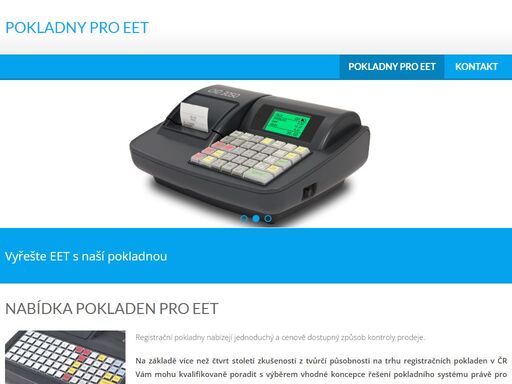 pořiďte si pro váš obchod registrační pokladnu pro eet, neplaťte další poplatky za provoz eet.
