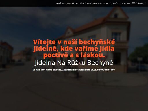 nejrychlejší a nejchutnější jídlo v bechyni! - máte zájem o kvalitní, chutné, velmi rychlé a cenově dostupné stravování? jsme tu pro vás! bechyňská jídelna na růžku, kde najdete tradiční českou kuchyni tak, jak ji máte rádi. od pondělí do pátku výběr ze šesti až deseti druhů jídel, smažené řízky - i v bezlepkové formě, smažený sýr, výběr zeleninových salátů a každý den bezlepková jídla. poskytujeme pravidelný rozvoz předem objednaných obědů. domluvit si ho můžete na tel. čísle 381 211 046, nebo osobně v jídelně na růžku, libušina 312, bechyně