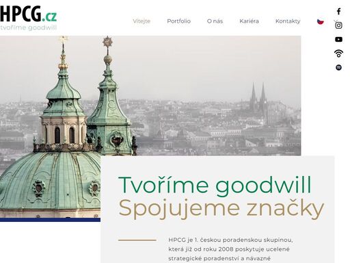 hpcg: strategické poradenství v řízení podniku, marketingové poradenství a budování značky ve smyslu goodwillu firmy s historií od roku 2008.