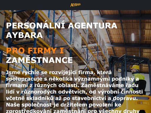 personální agentura aybara | spolehliví zaměstnanci pro vaší firmu