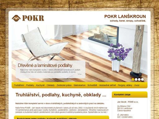 truhlářství, podlahy, kuchyně, obklady - pokr lanšrkoun