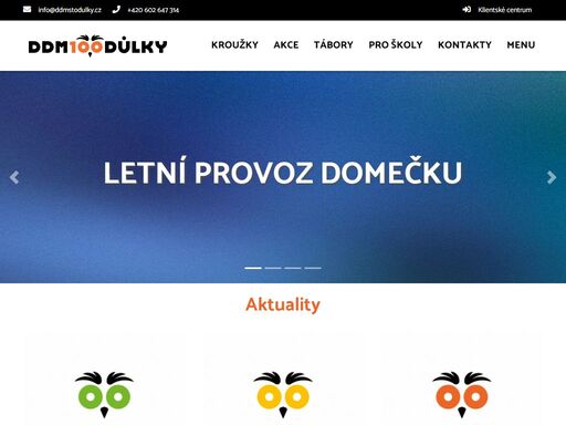 dům dětí a mládeže stodůlky je jedním z volnočasových zařízením prahy 13. nabízíme zájmové vzdělávání pro děti, mládež, ale i dospělé. vybrat si můžete ze široké nabídky předškolního, tanečního, sportovního, technického, tvořivého, jazykového, divadelního a hudebního oddělení.