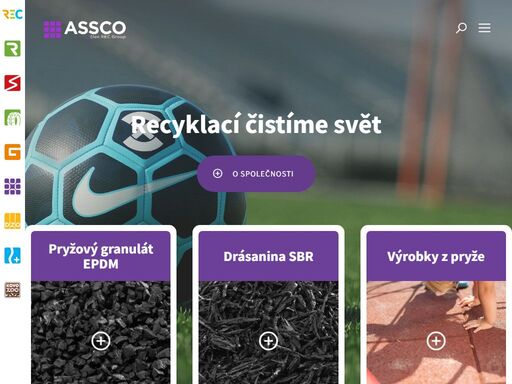 naše společnost se zabývá zpracováním recyklovaných sbr a epdm pryží a jejich prodejem v tuzemsku i v zahraničí.