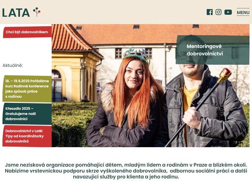 pomáháme sociálně ohroženým dětem a mladým lidem. poskytujeme poradenství pro rodiče. realizujeme rodinné konference. podporujeme a rozvíjíme dobrovolnictví a mentoring.