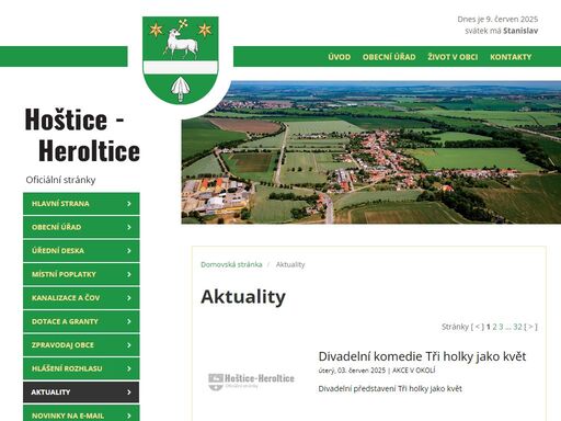 obec hoštice-heroltice se nachází v okrese vyškov v jihomoravském kraji. žije zde 619 obyvatel. tvoří ji dvě části, hoštice a heroltice.