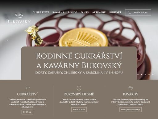 rodinné moravské cukrářství a kavárna. denně čerstvé dezerty, dorty, koláče, chlebíčky a další jedinečné chuti, vůně a vzhledu dle poctivé domácí receptury. kvalitní řemeslná zmrzlina.
