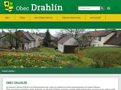 obec drahlín