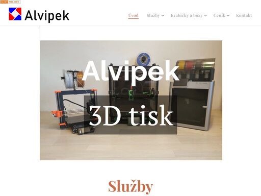 alvipek nabízí zakázkový 3d tisk, tvorbu modelů a výrobu funkčních plastových krabiček, boxů a organizérů na míru.
