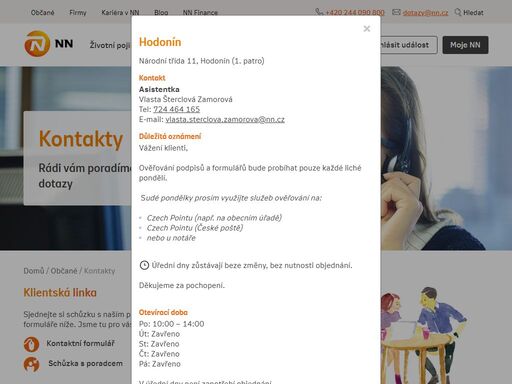 pobočka národní třída 11, hodonín (1. patro), hodonín. na našich obchodních místech jsme i nadále připraveni řešit požadavky klientů.