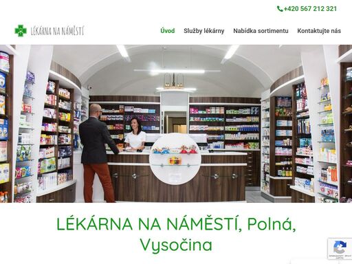 hledáte lékárnu na vysočině? navštivte lékárnu na náměstí v polné. rádi vám poradíme při výběru léčiv. lékárna na náměstí polná, jihlava, vysočina.