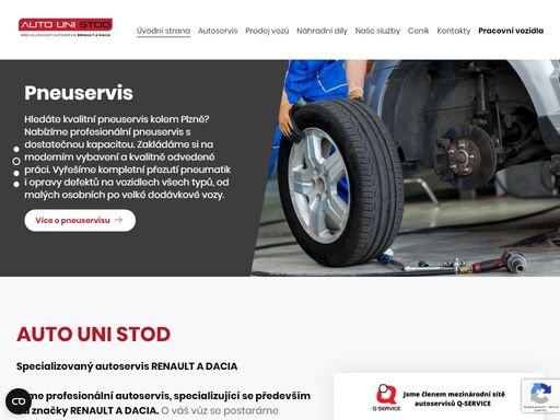 jsme profesionální autoservis, specializující se především na značky renault a dacia. o váš vůz se postaráme profesionálně, navíc díky kvalitnímu a komplexnímu vybavení v nejkratším možném termínu. jsme členem mezinárodních servisních sítí q-service a motrio.