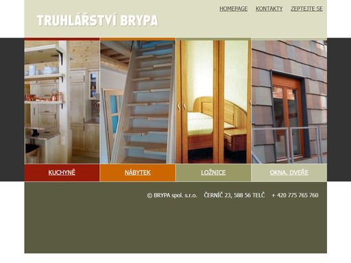 truhlářství brypa - truhlářská výroba, výroba nábytku, okna, dveře, perfektní provedení, solidní ceny