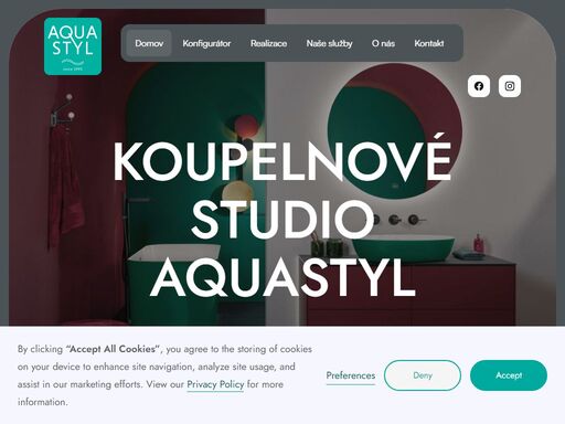 hledáte koupelnová studia v praze nebo kladně? 27 let na trhu. 7000+ koupelen na klíč. designové koupelny za standardní ceny i luxusní koupelnové realizace. 3d návrh. 360° vizualizace. koupelnové vybavení od světových výrobců. koupelnový nábytek, obklady, dlažby, sprchové kouty... navštivte nás!
