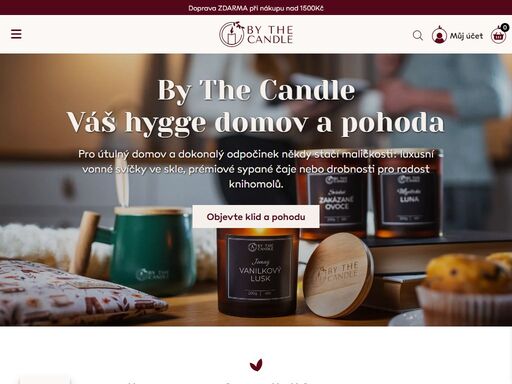 objevte kouzlo hygge s ručně vyráběnými svíčkami, sypanými čaji a doplňky pro dokonalou domácí pohodu od by the candle.