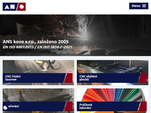 nabízí kusovou i sériovou výrobu z ocelí, korozivzdorných ocelí a hliníku, návrh konstrukce v 3d solid edge, cnc zpracování plechů, svařování, povrchovou úpravu kovů, předmontáže, montáže.