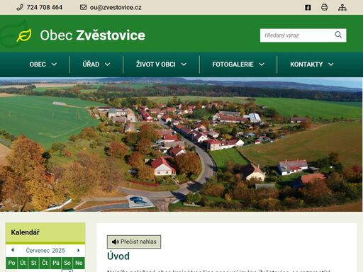 oficiální stránky obce
