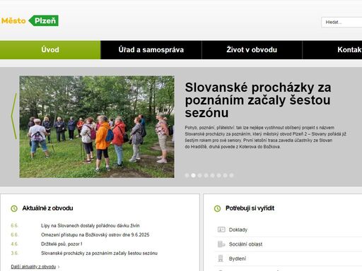 portál městského obvodu plzeň 2