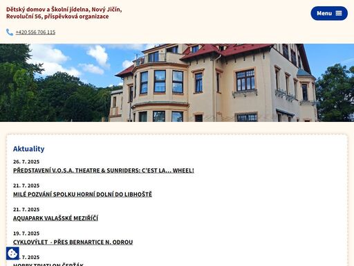 dětský domov je příspěvkovou organizací s celoročním nepřetržitým provozem. od 1.července 2001 je jeho zřizovatelem moravskoslezský kraj.