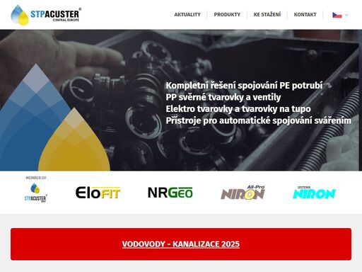 kompletní řešení pro spojování pe potrubí, přístroje pro automatické spojování na tupo. stroje pro spojování elektrickým tavením, mechanické spojky
