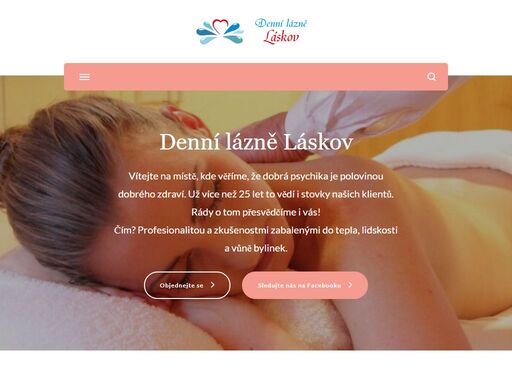 denní lázně, masáže, balneoterapie, spa a wellness