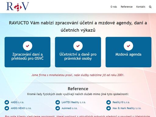 zpracování daní a přehledů pro osvč, účetnictví a daně pro právnické osoby, mzdová agenda