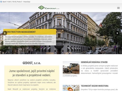 jsme společnost, jejíž prioritní náplní je stavební a projektové vedení. snažíme se vybírat projekty zajímavé nejen svou velikostí, ale hlavně takové, které mají šanci na úspěch. naší filosofií je realizovat projekty, kterými se můžeme prezentovat i za několik let. v našem případě jejich kvalitním a včasným provedením.