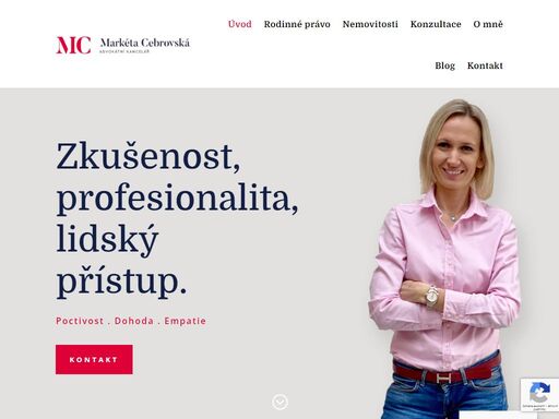 specializuji se na rodinné právo a právo nemovitostí. své právní služby stavím hlavně na empatii, poctivosti, otevřenosti a lásce. jsem advokátka, která se chce především dohodnout.