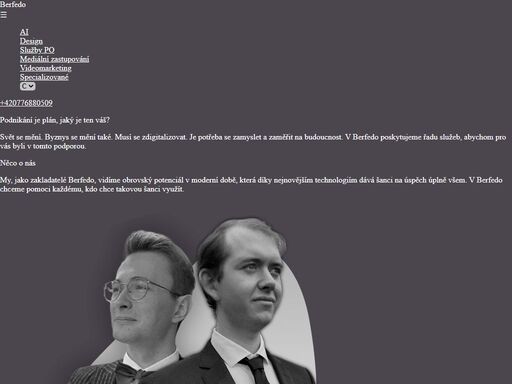 svět se mění. byznys se mění také. musí se zdigitalizovat. je potřeba se zamyslet a zaměřit na budoucnost. v berfedo poskytujeme řadu služeb, abychom pro vás byli v tomto podporou.