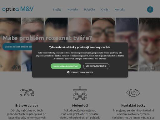 kvalitní péče o váš zrak. přijďte si do optiky m&v české budějovice změřit zrak, zhotovit brýle či vybrat kontaktní čočky.