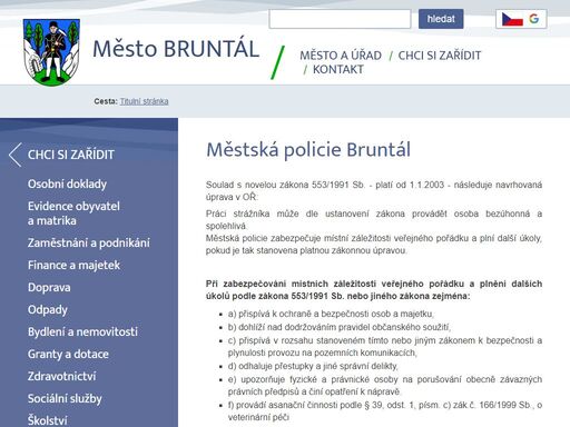 oficiální stránky města bruntálu, město mezi horami a vodou