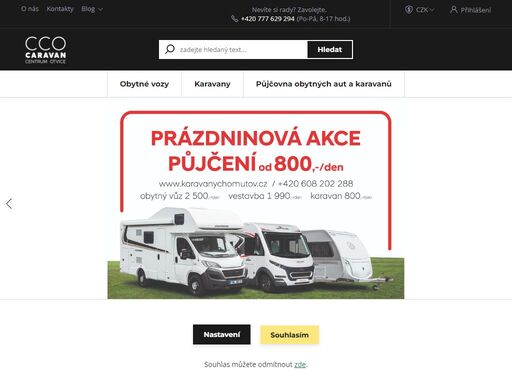 levná použitá obytná auta a karavany za super ceny i na leasing