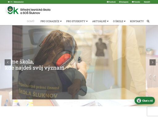 ve šluknově učíme obory, které mají smysl. ať chceš ochraňovat přírodu, zájmy lidí nebo se starat o potřebné, ve šluknově si vynereš obor, který tě bude bavit a naplňovat.